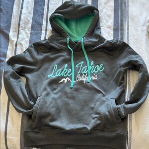Lake Tahoe Gray Hoodie